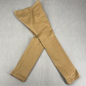 Hugo Boss Pants Mens 34x32 Rice Khaki Tan Chino Straight Casual Trouser Slim Fit